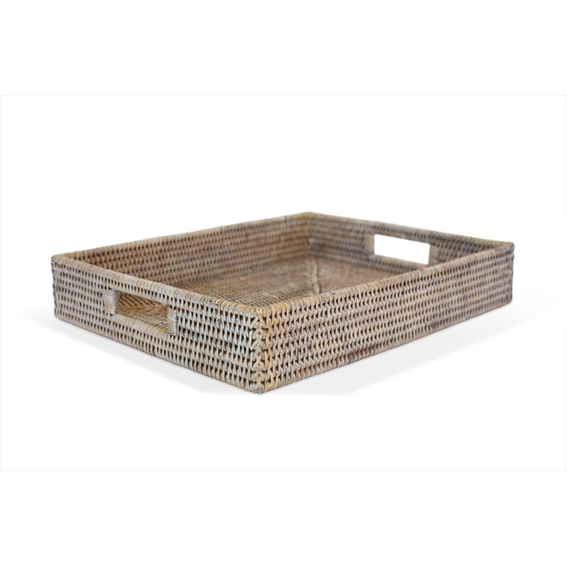 Bathroom Tray, White Wash