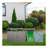 Garbage Bin Shed Stores 3 Trash Cans Metal Outdoor Bin Shed For Garbage Storage,Stainless Galvanized Steel, Bin Shed For Garden Yard Lawn,Grey