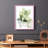 Plant Bath I Framed Print - Solid Wood-1927265056-1927265061