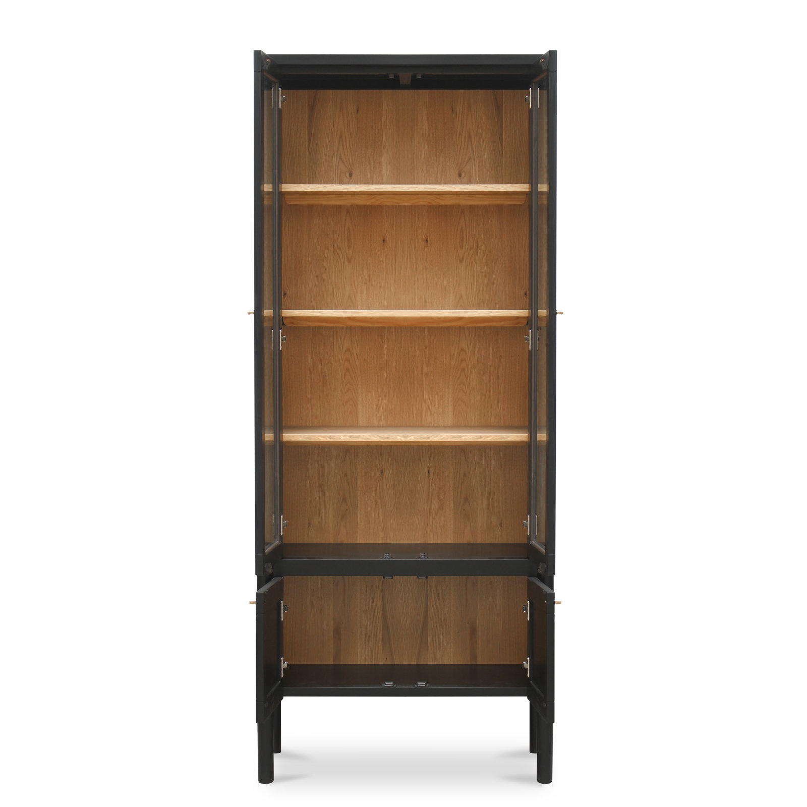 2-Door Accent Cabinet, Black
