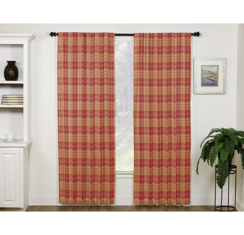 Plaid Shower Curtain