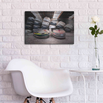  «Bumper Cars» par Roman Robroek, art mural en métal, 24 po x 16 po