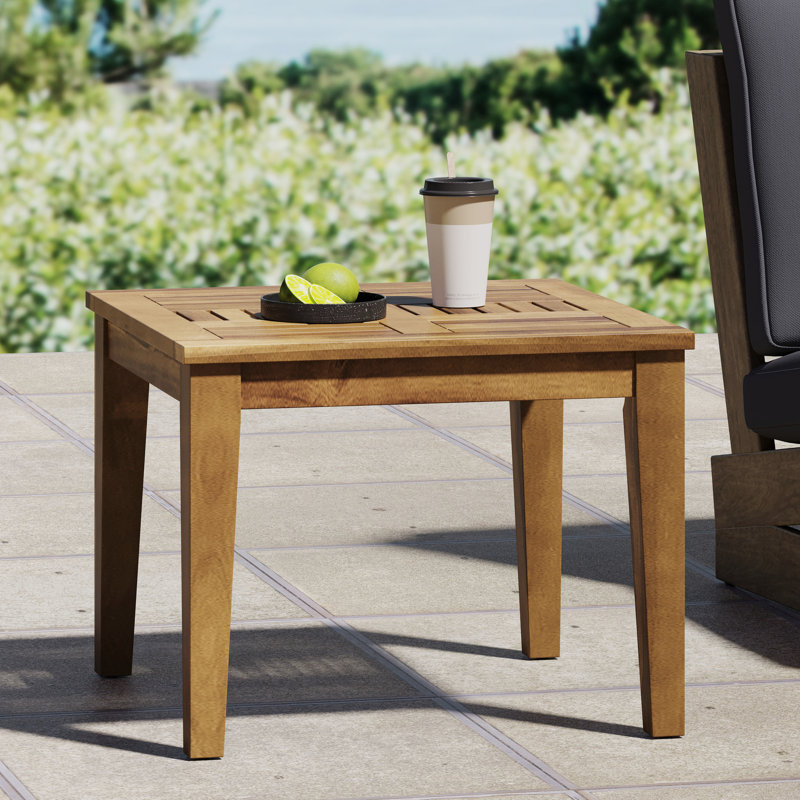 Table transitionnelle en bois - l 20 po x P 20 po, H 15,28 po, capacité latérale de 30 lb, 20 x 20 x 15,28 po, 30 lb