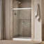 Revel Sliding Shower Door, 70-In H X 44-5/8 - 47-5/8-In W, With 1/4-In Thick Frosted Glass-1398113038-1417461400