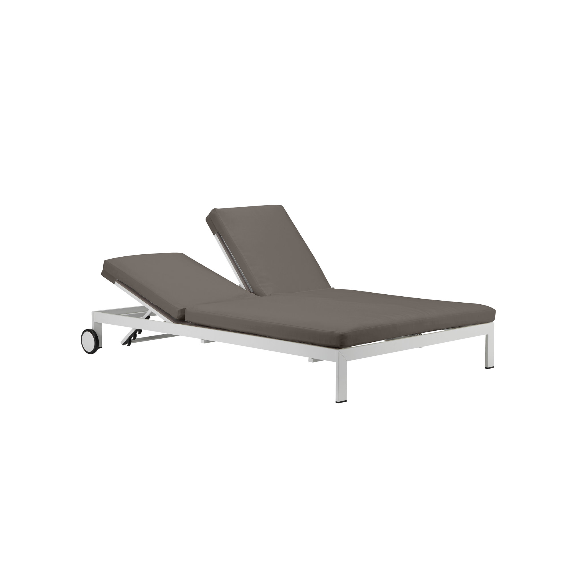 Sally Outdoor Chaise Cushion, Gray