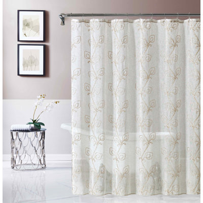 Carmella Floral Shower Curtain