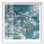 «Aqua Orbs Shadowbox» par Coastal Glam Art par Notoriart, cadre blanc, 20 x 20