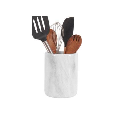 Marble Round Utensil Crock
