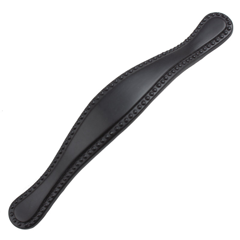 Beaded 3" Center Arch Pull Multipack, Matte Black