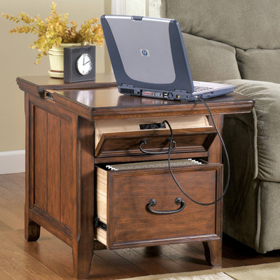 Table de bout avec rangement Mathis