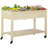 Versatile Elevated Wooden Garden Bed with Lockable Wheels and Storage-68006744-68006746