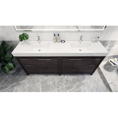 Ensemble de meuble-lavabo double 83 po Marche