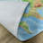 East Urban Home World Map Place Mats Set of 8 Topographic 8 pcs Multicolor