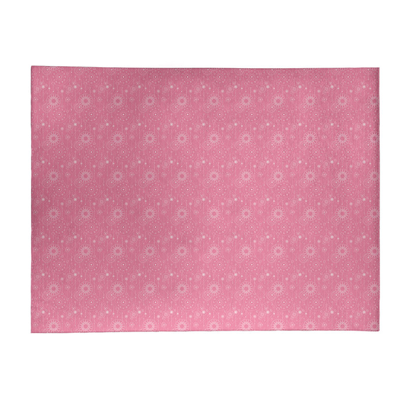 Chenille Toile Indoor Rug, Rectangle 5' x 7'