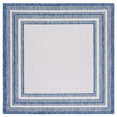 Austa Ivory/Navy Indoor/Outdoor Rug