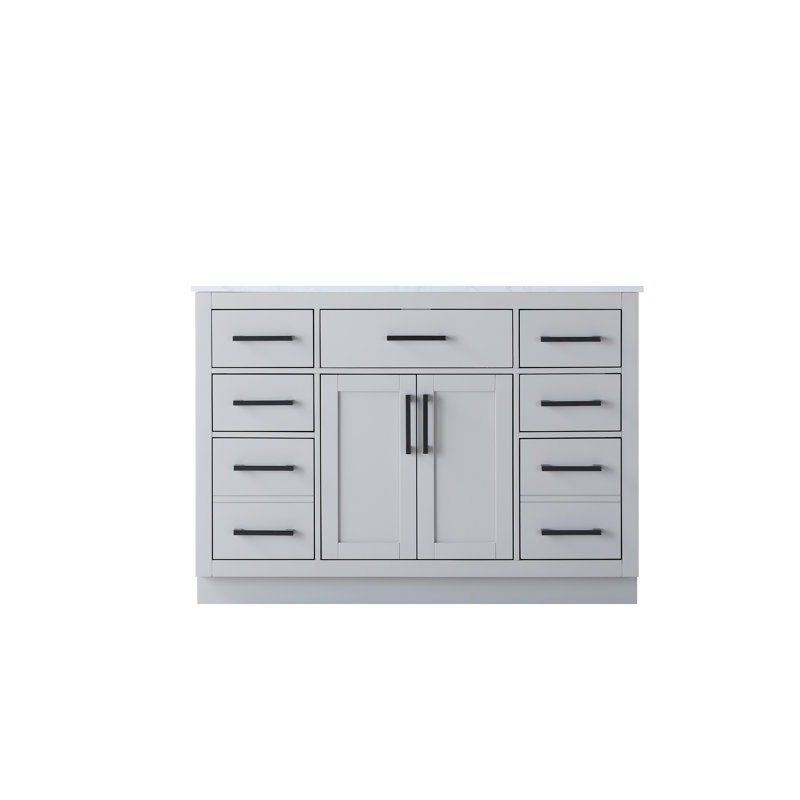 Ahner 48 inch Single Bathroom Vanity, Gray