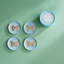 Mariposa No Pattern Ceramic Round 4 -Piece Coaster Set