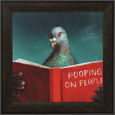 Pooping on People' Framed Acrylic Painting Print -  Propac Images, 46512