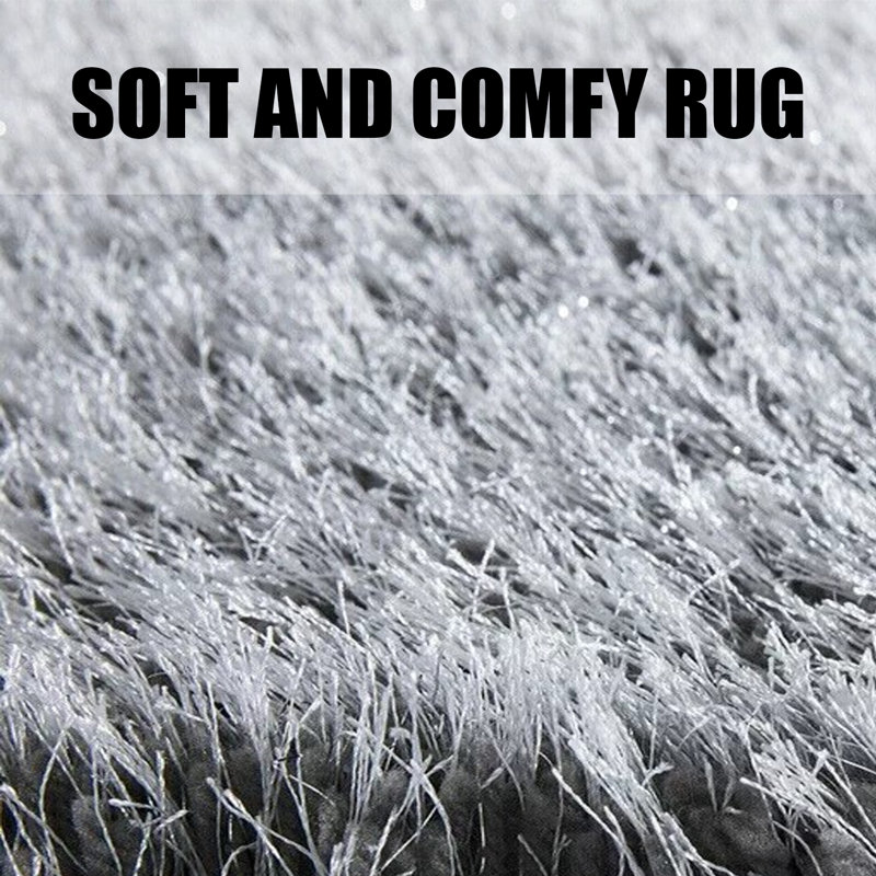 Rockoff Solid Colour Area Rug, Rectangle 80 x 150cm