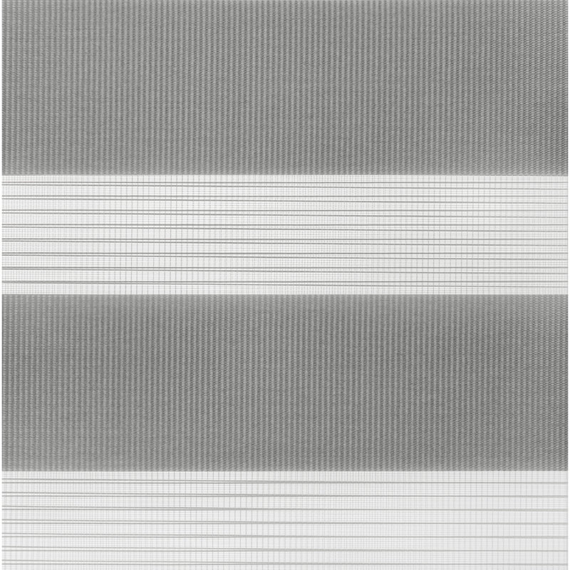 Semi Sheer Paper Zebra Shades, Gray, 34"W x 72"L