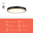 Andenne 9-in Alabaster dimmable LED Flush Mount with Matte Black Finish-328508762