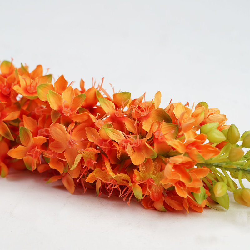 Tige de singe artificielle, 44" H x 2,75" L x 2,75" D, Orange / Vert
