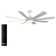 Delta Breez RioVista 72" 8 Blade Ceiling Fan with LED light and Remote, White