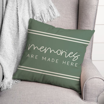 Outdoor Reversible Throw Pillow