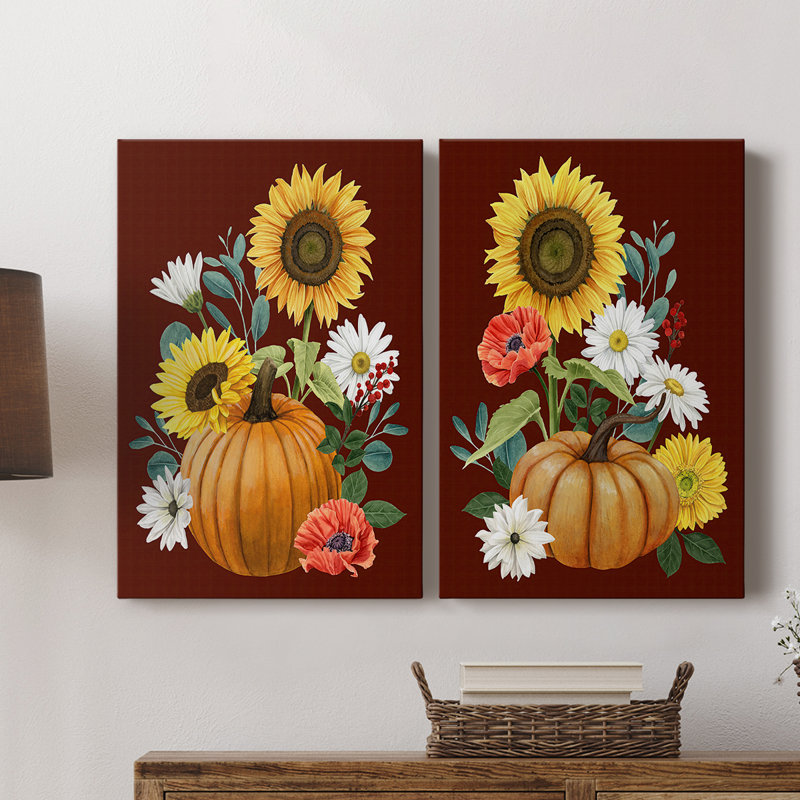 «Beautiful Fall I», toile tendue avec châssis de qualité supérieure, prête à être accrochée, H 48 po x l 64 po