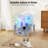 Automatic Smart Cat Litter Box, Large Capacity Self-Cleaning Litter Box With Infrared/Gravity/Ambient Light Function