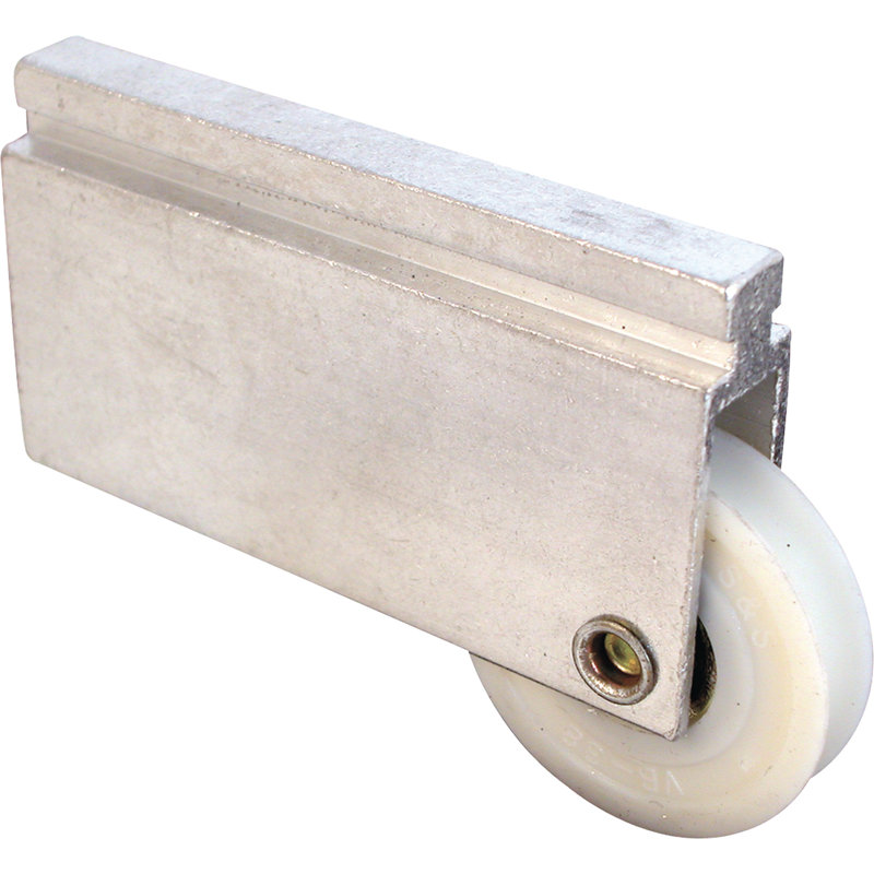 Ensemble de rouleau de porte de dérivation, roulement à billes en nylon de 1-1 / 2 po (paquet simple)