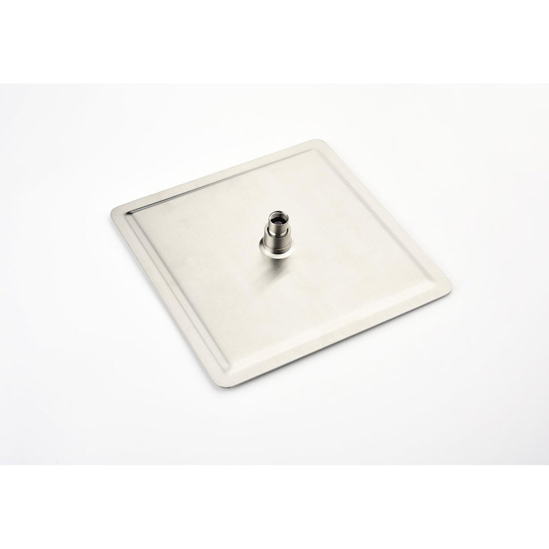 12" Rain Shower Head Wall Mounted - Brass & Stainless Steel Construction Powerful Water Enjoy Natural Hand Included Brushed Nickel System Mount Sus304 Increased Flow Simulation