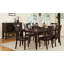 Ensemble de 2 chaises d'appoint simples et contemporaines en similicuir
