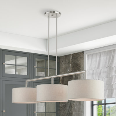 Konur 3-Light Linear Kitchen Island Pendant 