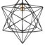Schramm 1 - Light Black/Copper Geometric Pendant