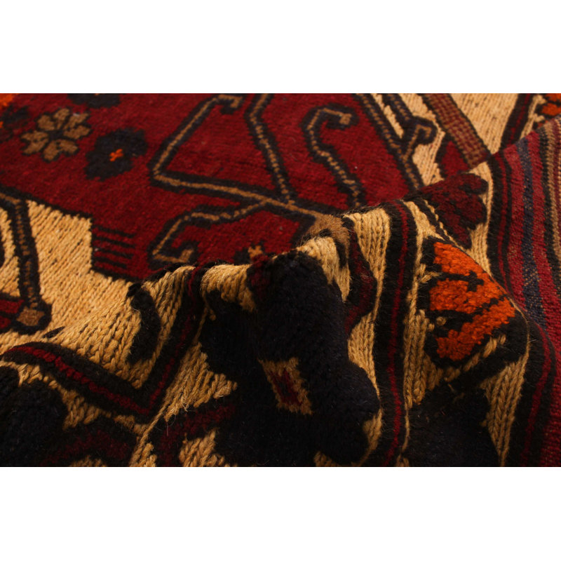 Tapis de la zone en laine noué la 2010 en laine 4 pi 2 po x 5 pi 10 po one-of-kind-the main Westbrooke