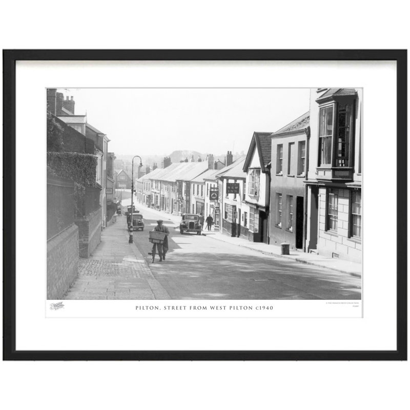 Pilton, Street From West Pilton C1940 by Francis Frith - Single Picture Frame Print, 28cm H x 36cm W x 2.3cm D