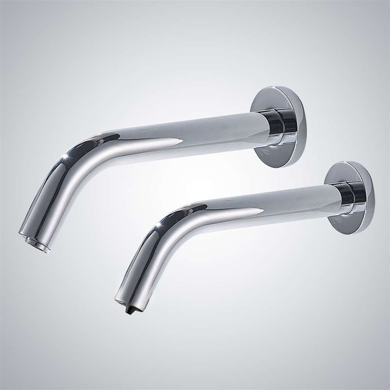 Dax Chrome Finish Commercial Touchless Motion Sensor Faucet & Soap Dispenser – Hygienic, Dual-Function Design
