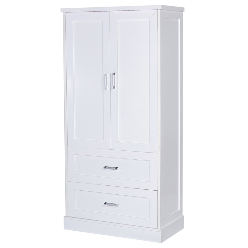 31.3" Utility Storage Cabinet, White