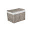 Wicker Storage Hamper Basket with Lining-1199889054-1199889049