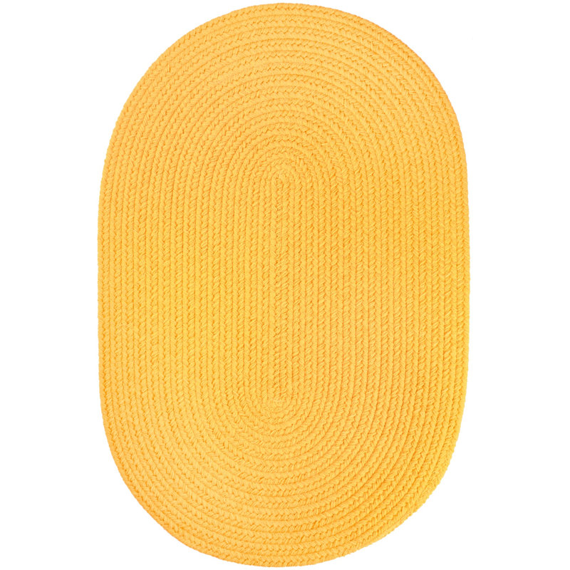 Smyth Synthetic Indoor / Outdoor Rug, Oval 3' x 5'