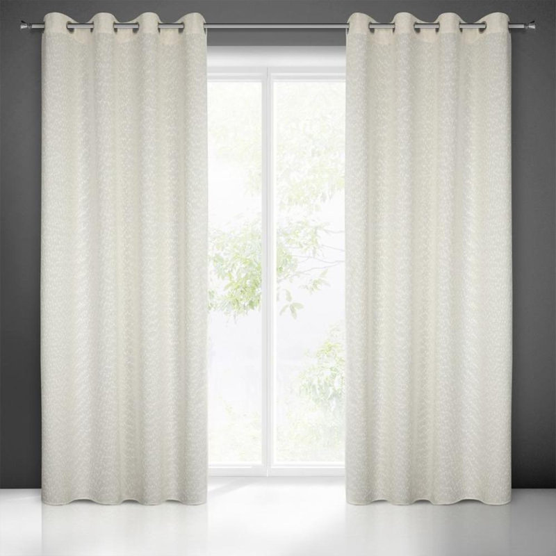 Blackout Curtain Single Panel, Cream