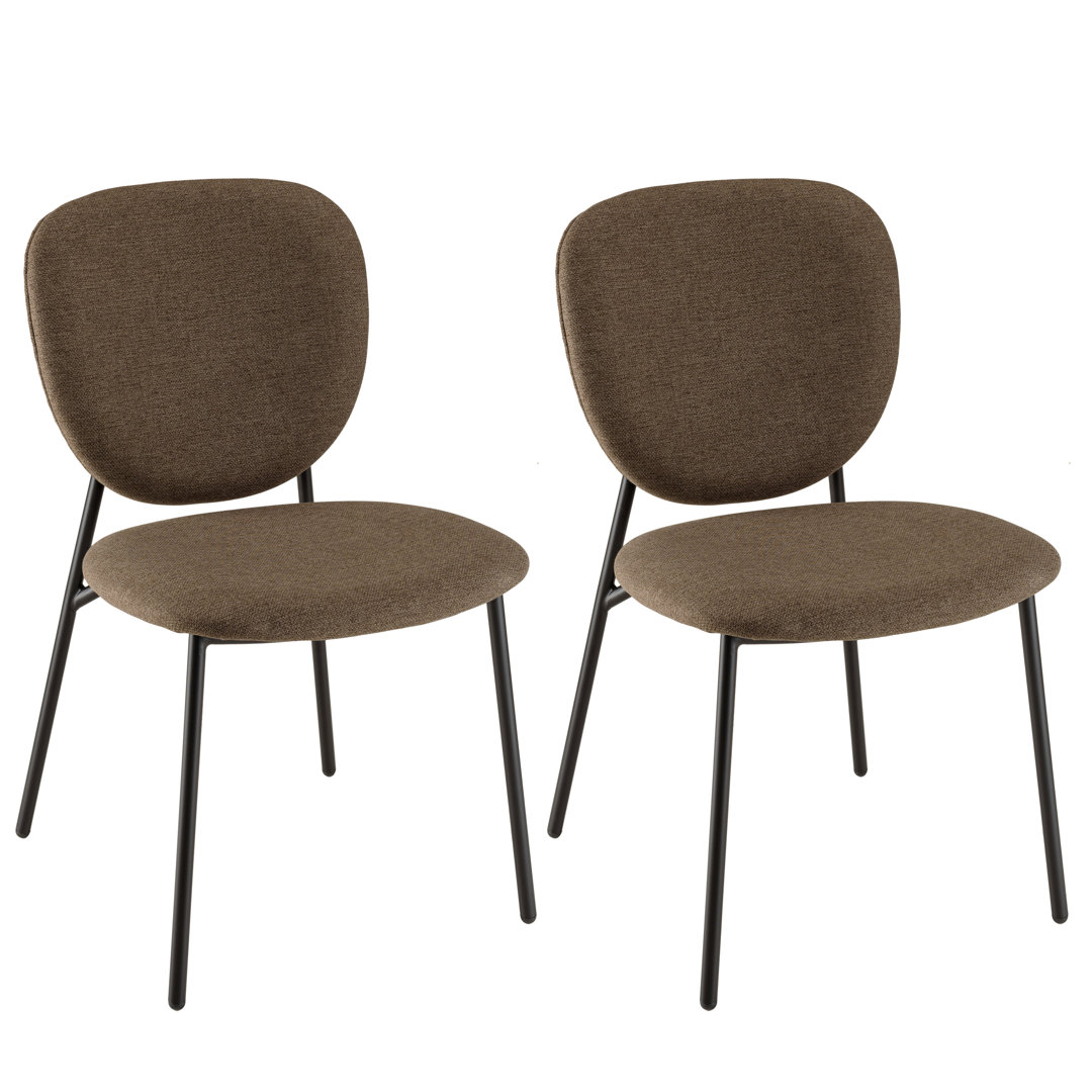 Luanna 46cm H Polyester Upholstered Side Chair