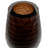 Afifa Handmade Textured Brown Glass Table Vase