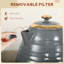 HOMCOM 1.7L Electric Tea Kettle-355866669