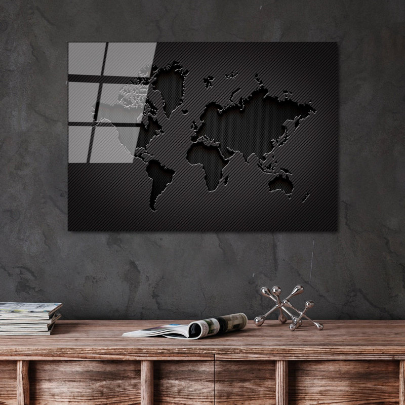 Élégante peinture décorative en verre trempé de 19,7 po x 27,6 po | 100% verre trempé, épaisseur: 0,16 pouce | Parfait pour la décoration intérieure, le salon et le bureau | Superbe œuvre d'art avec une esthétique moderne