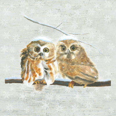Christmas Critters I by Emily Adams - Wrapped Canvas Art Prints