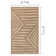 Tapis brun crème Fresno