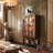 Nut-brown Solid Wood+Tempered Glass Display Cases
