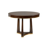 Wesley Round Walnut Wood Dining Table